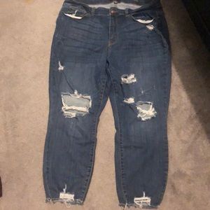 Judy Blues Size 20 Distressed